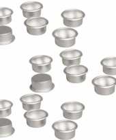 18x kerststuk kaarshouders kerstversiering