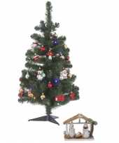 Kerstversiering complete kerstboom met kerststal voor kinderen kinderkamer 10240828